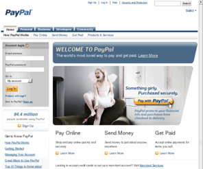 paypalsecurity.info: Send Money, Pay Online or Set Up a Merchant Account with PayPal
PayPal is the faster, safer way to send money, make an online payment, receive money or set up a merchant account.