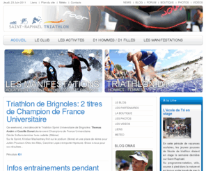 triathlon-saintraphael.com: Saint-Raphaël Triathlon - Saint-Raphaël Triathlon
Saint-Raphaël Triathlon