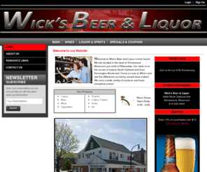 wicksbeerliquor.com: Wick's Beer & Liquor
Wick's Beer & Liquor