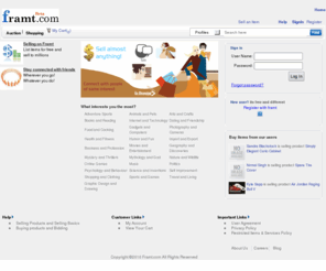 framt.com: Network to Shop & Sell with friends and colleagues
: Buy and sell items from adventure sports, books, clothing, technology, animals & pets, art & craft, photography, self Improvement & share it with your friends and colleagues.