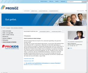kinderbarometer.net: PROKIDS - Lösungen - PROSOZ

