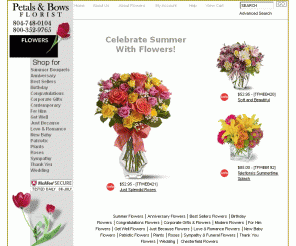 petalsva.com: Chesterfield Florists - Flowers Chesterfield VA - Petals & Bows Florist
Petals & Bows Florist, your local Chesterfield florist, delivers fresh flowers throughout the Chesterfield, VA area. Petals & Bows Florist offers same-day flower delivery on all arrangements.