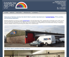 rainbowarches.com: Rainbow Arches - suppliers of framed arches, the North West's premier bending and arched frames company
UK based manufacturers of arched frames, PVCu profiles, windows and bending equipment for windows and conservatories, including circular pivot window frames.