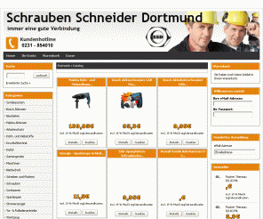 schrauben-schneider.de: Schrauben Schneider
Sie suchen Schrauben, Duebel, Werkzeuge oder Maschinen. Dann sind Sie bei uns genau richtig. Handwerker Qualität zu guenstigen Preisen. Kurze Lieferzeiten und kompetente Beratung sind bei uns selbstverständlich.