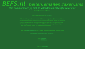 befs.nl: befs .nl bellen emailen faxen sms en
