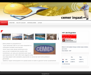 cemerinsaat.com: ANASAYFA
CEMER İNŞAAT ,cemer