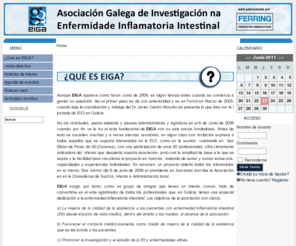 eiga.es: ¿Qué es EIGA?
Asociación Galega de investigación na enfermidade inflamatoria intestinal, Asociación Gallega de investigación en la enfermedad inflamatoria intestinal