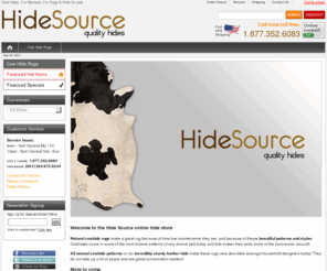 hidesource.com: Hide Source - Cow Hides, Fur Rugs, Fur Blankets and Fur Pelts
Hide Source ★ Buy a Cow Hide, Sheepskin Rugs, Fur Blankets, Fur Rugs & Pelts.