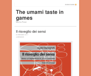 marinarossi.net: Umami | di Marina Rossi
Marina Rossi