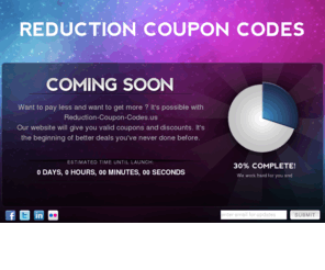 reduction-coupon-codes.com: Reduction coupon codes : discount, deals, pay less now
Pay less and get more with reduction-coupon-codes.us - Valid coupons and discounts for you !