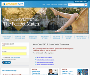 venacure-lazers.com: VenaCure EVLT™ Varicose Vein Treatment By AngioDynamics
If you suffer from varicose veins and spider veins, you are not alone. VenaCure EVLT™ from AngioDynamics can have you showing off your legs again.