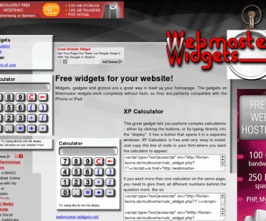 webmaster-widgets.net: Free website widgets: XP Calculator
