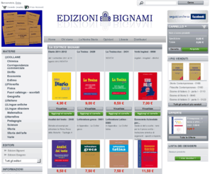 bignami.com: Casa editrice Bignami - Edizioni Bignami S.r.l.
Il negozio online delle Edizioni Bignami S.r.l.
