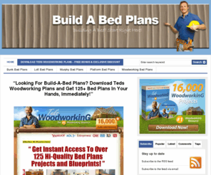  Bed Plans, Platform Bed Plans, Murphy Bed Plans, Woodworking Bed Plans