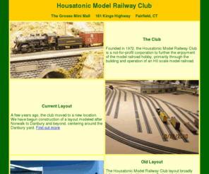 housatonicmr.org: Housatonic Model Railway Club
The Housatonic Model Railway Club website.