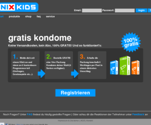 nixkids.de: Nixkids.de - Wir geben Gummi! Kostenlose Kondome
