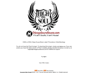 chicagosoundsource.com: HIGH on SOUL
HIGH on SOUL is a Deep House Music label created by David Sabat and releases are available on Traxsource.com. HIGH on SOUL also handles all DJ bookings for ChicagoSoundSource.
