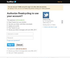 readcycling.com: Twitter
Twitter is without a doubt the best way to share and discover what is happening right now.