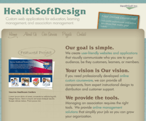 healthsoftdesign.com: HealthSoftDesign.com || Welcome
HealthsoftDesign.com strives to implement the latest technologies and functionality to meet the needs of the client