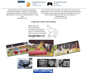 hundeboxen.biz: Hundeboxen, Hundeanhnger. Agility- und Schutzhundezubehr
Alles fr den sicheren Hundetransport. Agility-Parcours und Sportgerte fr den Schutzhundesport