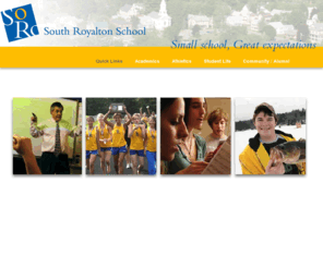 soroschool.org: Welcome to SoRo
South Royalton, SoRo k-12 school
Orange Windsor SU