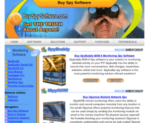 buyspysoftware.com: Buy Spy Software
Spy software products to monitor your family, employees, and your computer online. Buy spy software today.