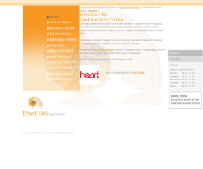 lymebaydentistry.co.uk: Lyme Bay Dentistry - The very best in dental care
Our aim at Lyme Bay Dentistry is to provide the very best possible standards of health care, delivered by caring professionals using state of the art technology. The sort of treatment, in fact, that we would seek for our own families.