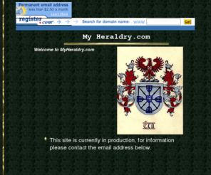 myheraldry.com: My Heraldry.com
Enter a brief description of your site here