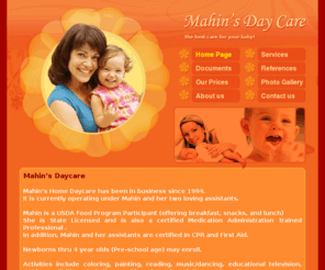 mahinsdaycare.com: Mahin's Day Care
Mahin's Day Care