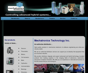 mechatronics-usa.com: Mechatronics - USA
FW 8 DW 8 XHTML