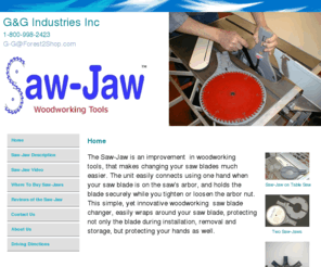 saw-jaw.com: woodworking tools, Saw-Jaw Woodworking tools, Home
G-G Industries Inc is a small business that manufactures clotheslines, flag poles and woodworking. tools.