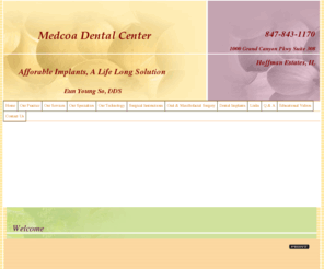 affordabledentalimplantcenter.net: Hoffman Estates Dentist | Dentist in Hoffman Estates | Schaumburg Dental Implants | Palatine Affordable Dental Implants
Hoffman Estates dentist. Dr. Eun So provides Dental Implants, Affordable Dental Implants, Mini Dental Implants, Cosmetic Dentistry, Laser Dentistry, Lost Teeth, Safe Affordable Dental Implants to the following locations: Schaumburg, Palatine, , .  Schaumburg dentist providing excellent dentistry including Dental Implants, Affordable Dental Implants, Mini Dental Implants, Cosmetic Dentistry, Laser Dentistry, Lost Teeth, Safe Affordable Dental Implants in Hoffman Estates, Schaumburg, Palatine, Illinois.