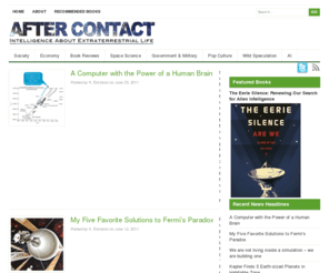 aftercontact.org: After Contact
Regularly updated news blog about the search for extraterrestrial life