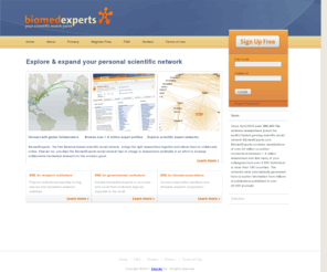 biomedexpert.com: BiomedExperts: Scientific Social Networking
BiomedExperts is a scientific social network where you can research, collaborate, and connect with researchers and medical experts worldwide. Join now for free!