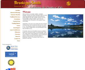 brookings-smith.com: Home | Brookings Smith Funeral Homes
Brookings-Smith is a family owned-and operated funeral home that provides the greater Bangor area with complete mortuary services.