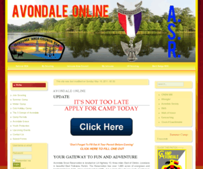 campavondale.org: AVONDALE ONLINE
Welcome to Avondale Scout Reservation ONLINE