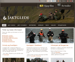 jaktglede.com: Jaktglede - film og jaktinformasjon
Jaktglede gir deg masse nyttig informasjon om jakt i Norge og i utlandet. Se trailere fra våre filmer