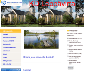 kdleppavirta.net: KD Leppävirta
KD Leppävirran kotisivut