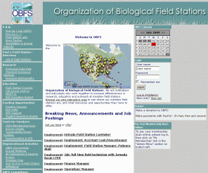 obfs.org: OBFS :: Organization of Biological Field Stations
Organization of Biological Field Stations