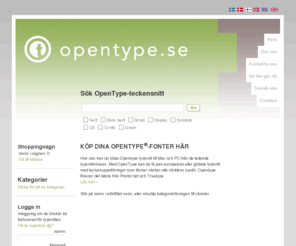 opentype.se: Opentype webbshop
Opentype.se är Fontbolagets webbshop. Här hittar du Opentype-typsnitt från alla de stora leverantörerna.