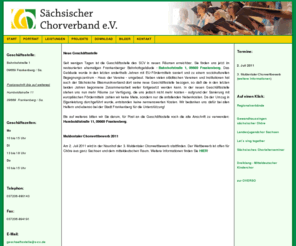 s-cv.de: Sächsischer Chorverband e.V. - Start
Webpräsenz des sächsischen Chorverbandes