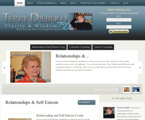 terrydiebold.com: Terry Diebold
Terry Diebold brings is clarity, wisdom and a concrete plan of action to help people who are stuck in business, in personal life and in relationships. She can show you how fear of money and success actually prevents you from doing your best.