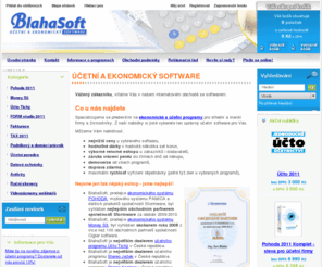 ucetni-programy.eu: Účetní programy - BlahaSoft
BlahaSoft - největší internetový prodejce účetních programů. Nejširší výběr, výhodné podmínky nákupu.
