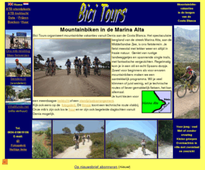 bicitours.nl: Bici Tours mountainbike vakantie Spanje
Avontuurlijke mountainbike vakantie vanuit Denia aan de Costa Blanca in Spanje