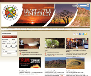 hallscreektourism.com: Welcome to Halls Creek
Halls Creek Visitor Centre - Accommodation, Tours, Car Hire, Online Shopping, Aboriginal Art, Kimberley Information, 