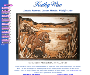 Kathywise.com: Intarsia Woodworking & Patterns by Kathy Wise Home page