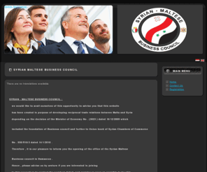 syrmalbc.com: SYRIAN MALTESE BUSINESS COUNCIL
Joomla! - the dynamic portal engine and content management system