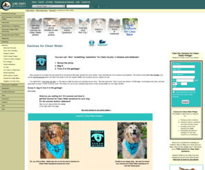 cleanwaterdogs.com: Canines for Clean Water - Education - Water Resources - Public Works - Clark County Washington
