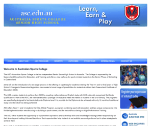 asc.edu.au: Australian Sports College
The ASC aims to provide students with a tailored and targeted pathway to their career of choice whilst giving them the opportunity to obtain their Senior Certificate.