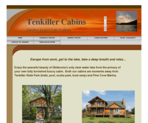Carefreecabins Com Tenkiller Cabins A Carefree Lake Lodging